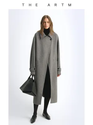 Wool Lapel Coat