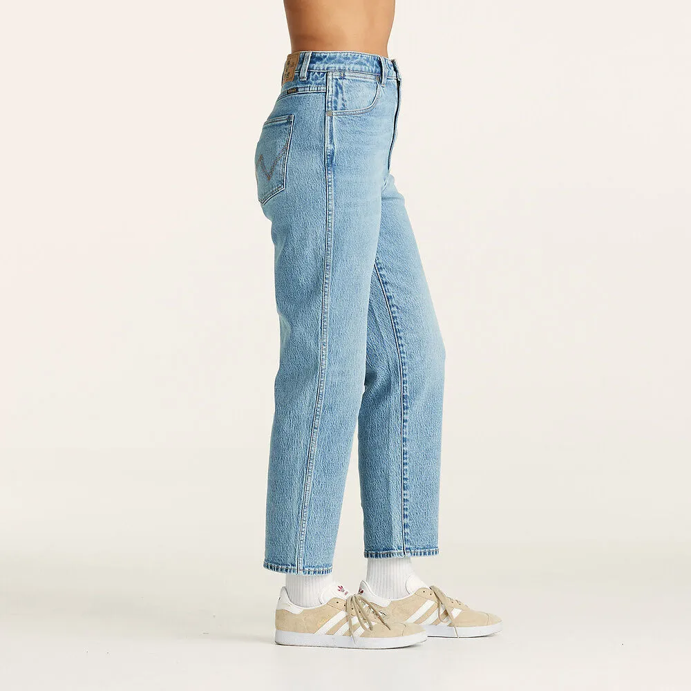 WRANGLER HI CLAUDIA CROP PENNYDALE BLUE
