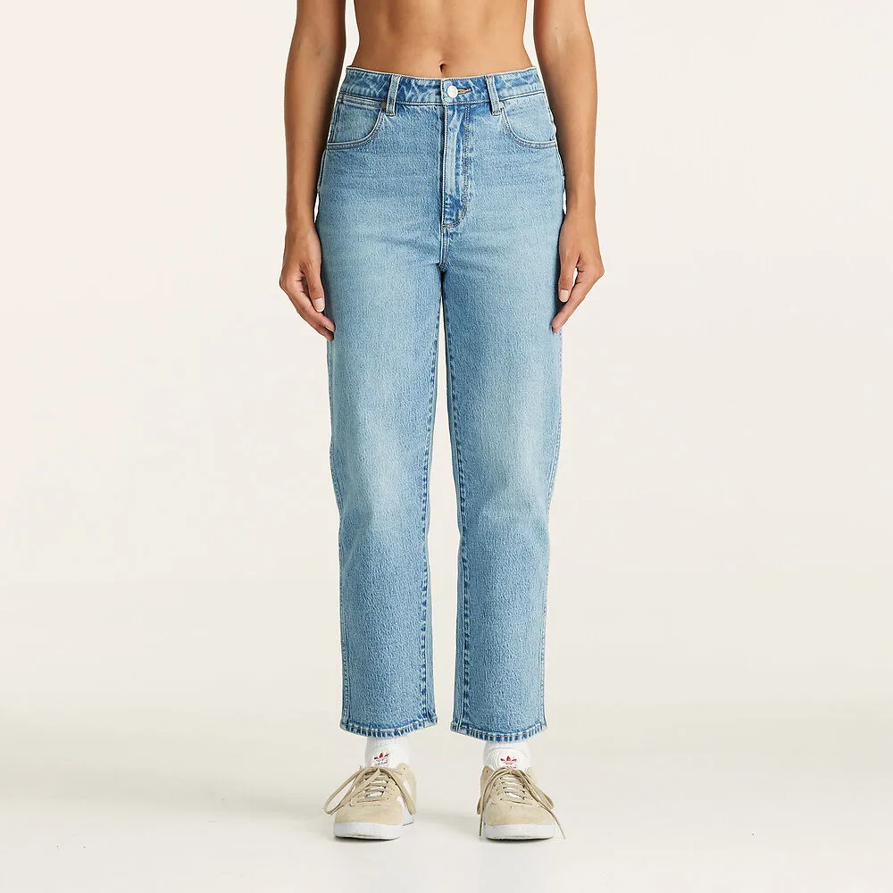 WRANGLER HI CLAUDIA CROP PENNYDALE BLUE