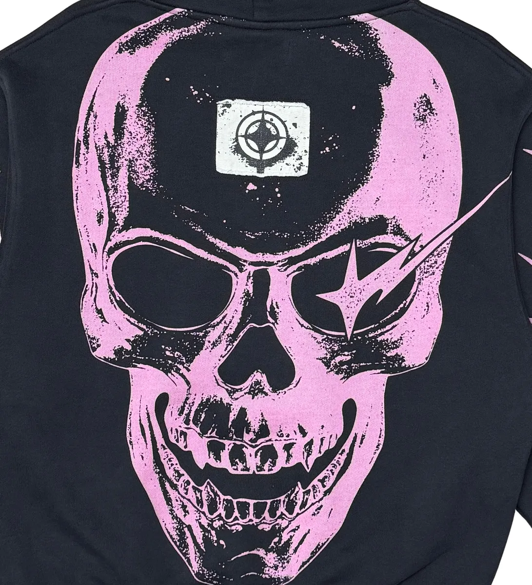 Wrathboy WB REPENT NOW CROP HOODIE (BLACK)