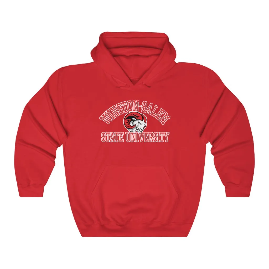 WSSU UNISEX RAM CENTER HOODIE